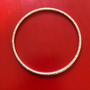 Rose Gold Colored Bangle Bracelet